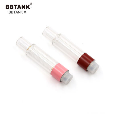 1.2ml 55mm Minyak CBD Kartrid Vape Keramik Penuh Cocok untuk Semua Baterai 510