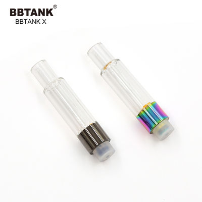 1.2ml 55mm Minyak CBD Kartrid Vape Keramik Penuh Cocok untuk Semua Baterai 510