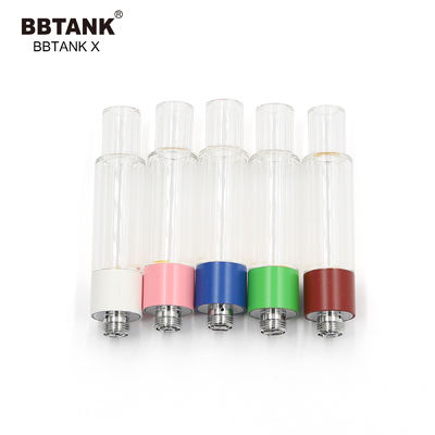 1.2ml 55mm Minyak CBD Kartrid Vape Keramik Penuh Cocok untuk Semua Baterai 510