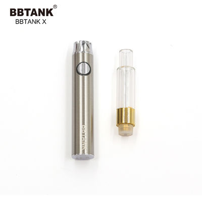 1.0ml Kartrid Minyak Keramik 510 Benang Pena Vape Minyak CBD Dengan Tangki Kaca