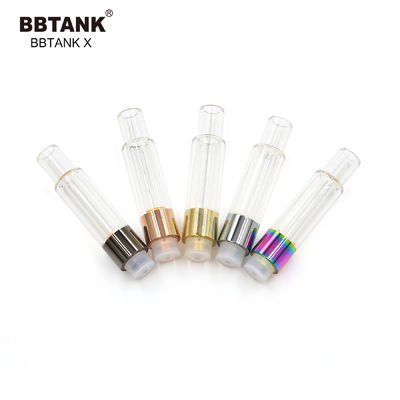 1.0ml Kartrid Minyak Keramik 510 Benang Pena Vape Minyak CBD Dengan Tangki Kaca