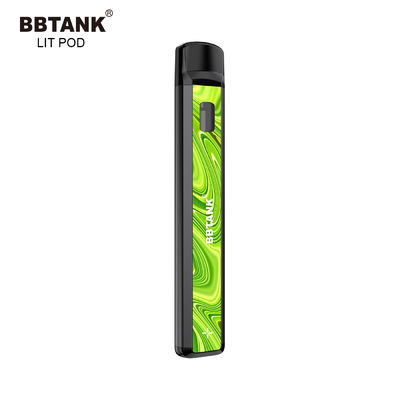 Baterai isi ulang koil keramik 1.0ml minyak cbd perangkat pod vape sekali pakai