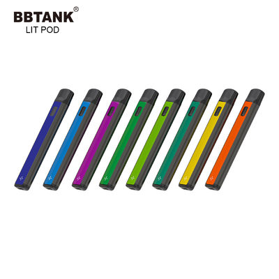 Baterai isi ulang koil keramik 1.0ml minyak cbd perangkat pod vape sekali pakai