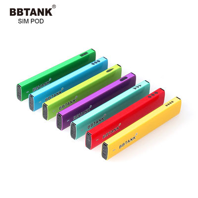 Perangkat Vape Pod Sekali Pakai BBTANK SIMPOD pod sekali pakai ceramic coil vape isi ulang