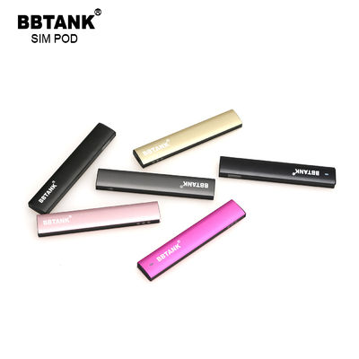 FDA 3.5V 0.8g CBD Perangkat Vape Sekali Pakai Pod Aluminium Alloy