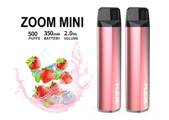 Pure Flavours 2.0ml 350mAh Perangkat Sistem Pod 500 Puff Vape Sekali Pakai
