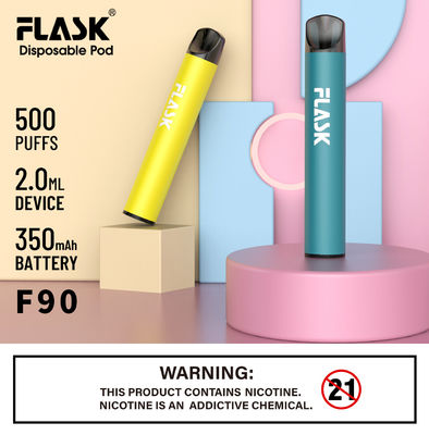 Rokok Cair Elektronik 2ml Sekali Pakai 350mah Pod Vape Isi Ulang
