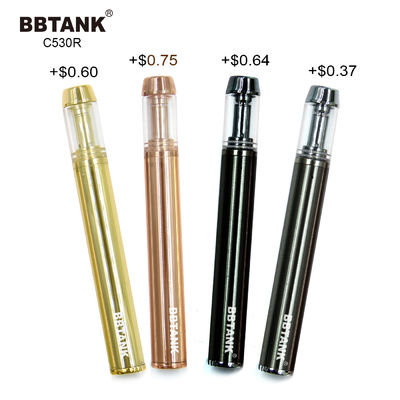 Ceramic Coil CBD Disposable Vape Device 12mm Portable Vaporizers