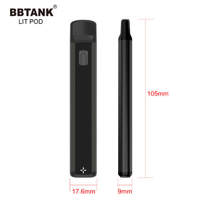 Perangkat Vape Sekali Pakai THC 1gram, Tongkat Vape Sekali Pakai CBD yang Dapat Diisi Ulang