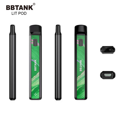 Perangkat Vape Sekali Pakai THC 1gram, Tongkat Vape Sekali Pakai CBD yang Dapat Diisi Ulang