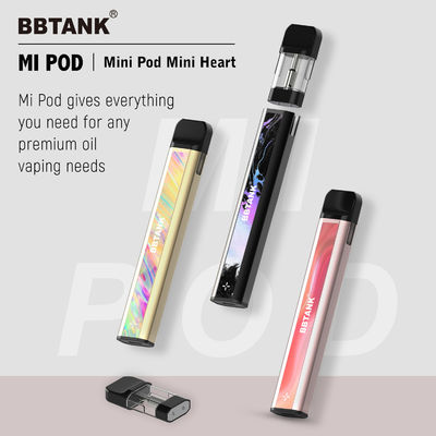OEM Smoke Pod Kit, 1g Smoke Vaporizer Pen Baterai Dapat Digunakan Kembali