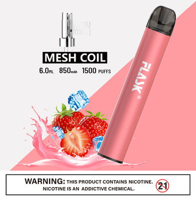 304 Stainless Steel Ecig 1500puffs Smok Salt Nic Devices Dengan Mesh Coil
