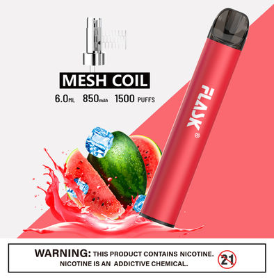 304 Stainless Steel Ecig 1500puffs Smok Salt Nic Devices Dengan Mesh Coil