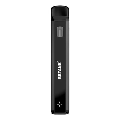 Slim 1.0ml Minyak THC Murni Keramik Vape Cartridge Stainless Steel