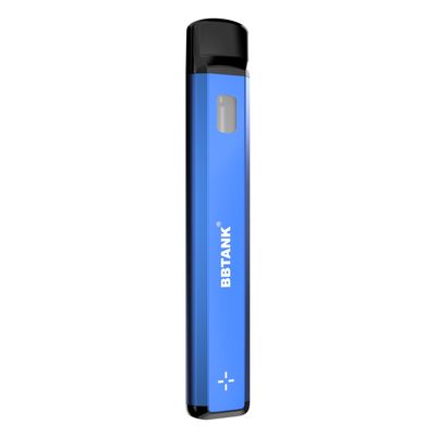 Slim 1.0ml Minyak THC Murni Keramik Vape Cartridge Stainless Steel
