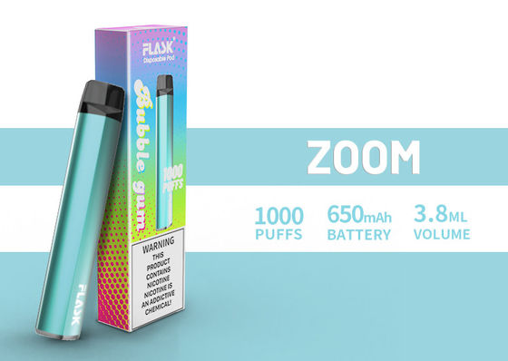 ZOOM Disposable Vapepen vapenation 1000 puff 650Mah Cotton Organic