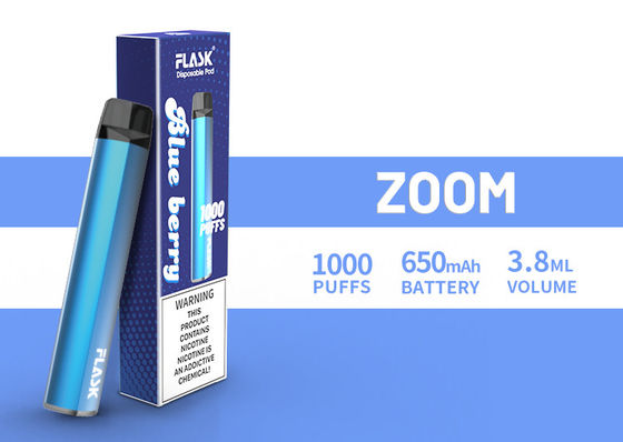 ZOOM Disposable Vapepen vapenation 1000 puff 650Mah Cotton Organic