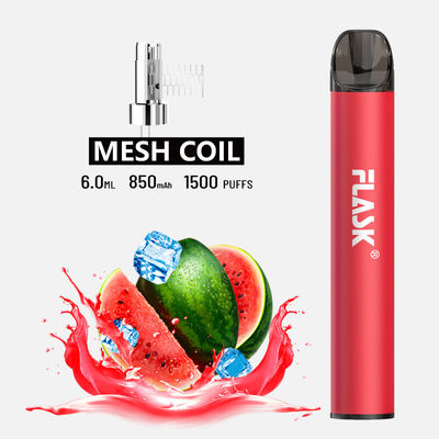 Mesh Coil 850mAh Healthy E Cig Pena Vaporizer Cukup Ramping CE Disetujui