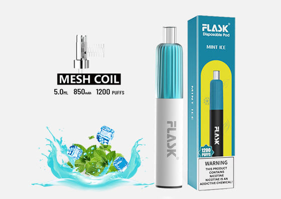 3.7V 2 Flavour Disposable Vape 850mAh E Cig Starter Kits 2% Nicotine Salt