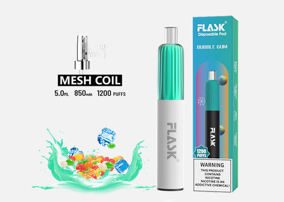 5.0ml 1200 Puff Rokok Vaporizer Elektronik Sekali Pakai