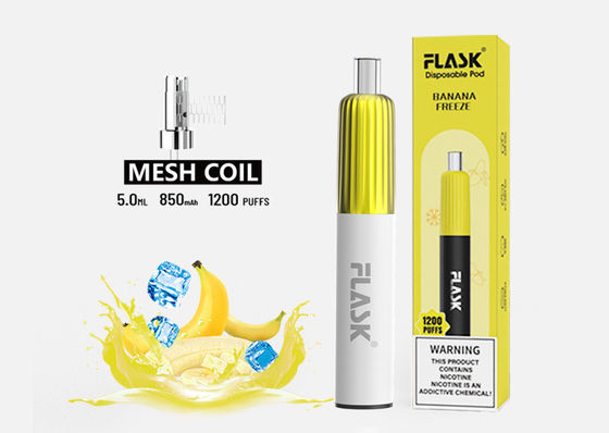 5.0ml 1200 Puff Rokok Vaporizer Elektronik Sekali Pakai