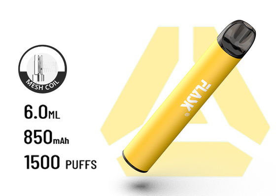 F900 P6 Aliran Udara Hebat VapePen 1500puffs baterai spiral mesh 850Mah