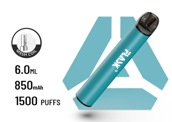 F900 P6 Aliran Udara Hebat VapePen 1500puffs baterai spiral mesh 850Mah