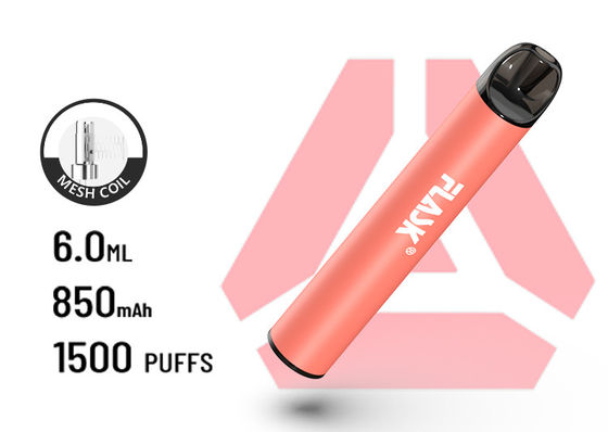 F900 P6 Aliran Udara Terbaik VapePen Disposable Puff Besar 1500 Puff Baterai Meshcoil Kapasitas 850Mah