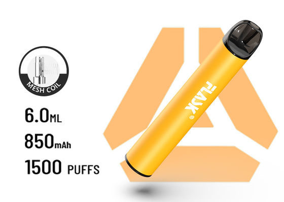 F900 P6 Aliran Udara Terbaik VapePen Disposable Puff Besar 1500 Puff Baterai Meshcoil Kapasitas 850Mah