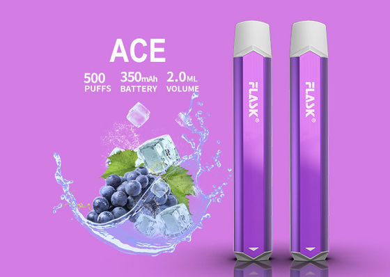 500puff 350mAH E Rokok Vaporizer Smok Nic Salt Perangkat Aluminuim Alloy