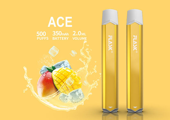 500puff 350mAH E Rokok Vaporizer Smok Nic Salt Perangkat Aluminuim Alloy