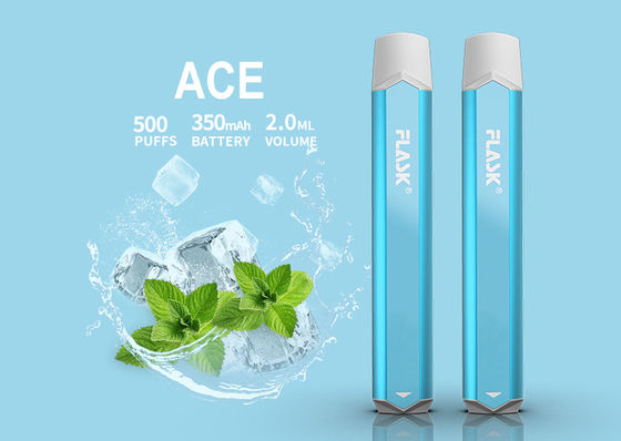 500puff 350mAH E Rokok Vaporizer Smok Nic Salt Perangkat Aluminuim Alloy