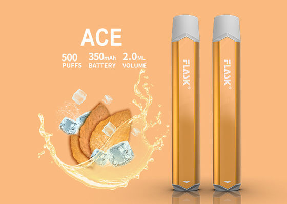 500puff 350mAH E Rokok Vaporizer Smok Nic Salt Perangkat Aluminuim Alloy