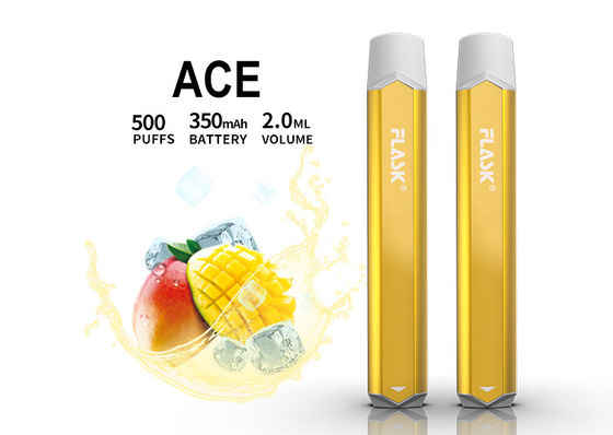 Rokok Uap Elektronik Nikotin 50mg Sekali Pakai Tidak Dapat Diisi Ulang