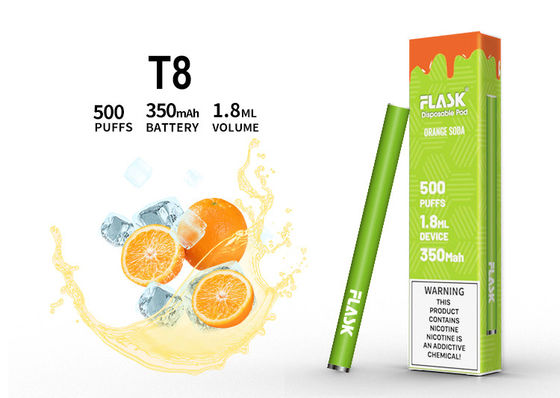 ROHS 1.8g Perangkat Vape Pod Sekali Pakai, Pena Vape Melatonin 1.5oHM