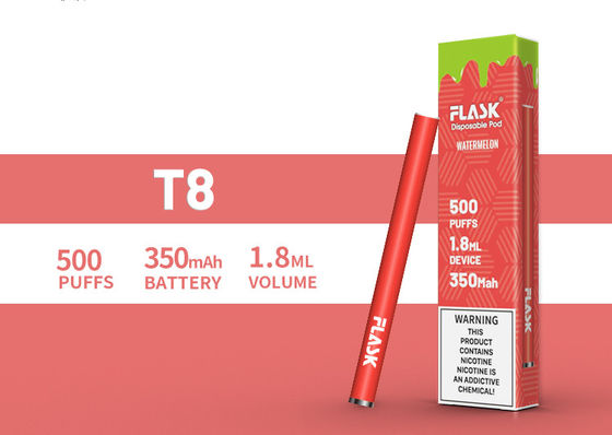 1.8mL Rokok Cair Elektronik Pra Diisi Vaporizer Pod Sekali Pakai