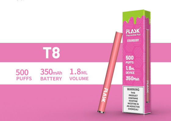 1.8mL Rokok Cair Elektronik Pra Diisi Vaporizer Pod Sekali Pakai