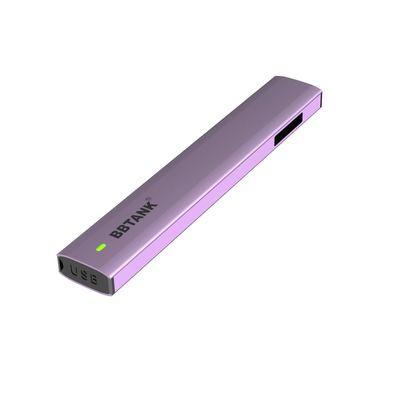 Sertifikasi CK Perangkat Vape Sekali Pakai THC 1ML Datar Dengan Inti Keramik