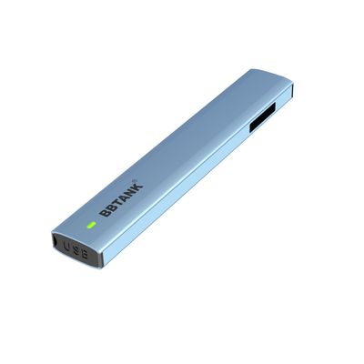 Sertifikasi CK Perangkat Vape Sekali Pakai THC 1ML Datar Dengan Inti Keramik