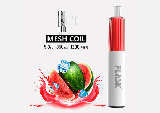 CE 304SS Pena Vaporizer Rasa, 1200 Puffs Vape Stick Sekali Pakai