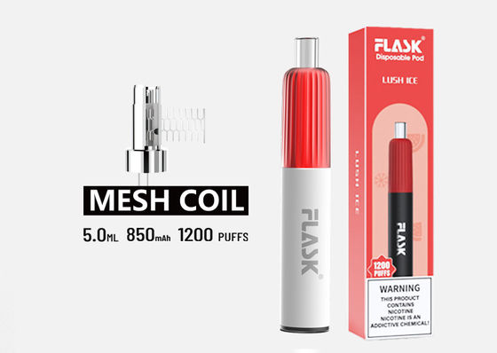 OEM Strawberry Ice 5g Perangkat Vape Pod Sekali Pakai Rasa Ganda