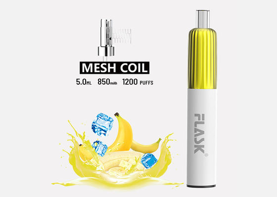 850mAh 2% Nikotin Garam Rasa Vaporizer Pena Mesh Coil Vape Pod yang Sudah Diisi