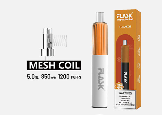 Sistem Pod Rokok Uap Elektronik 3.7V Sekali Pakai Ringan