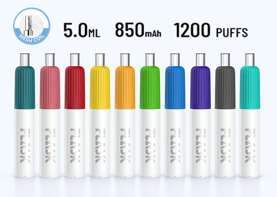 Pena Vaporizer Rasa 5g, Vape Pod Portabel OEM Tidak Dapat Diisi Ulang