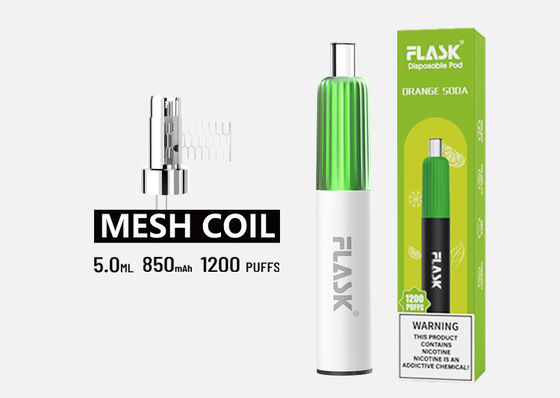 ODM 5ml Dual Flavour Disposable Vape Pod Sertifikasi ROHS