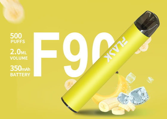 90mm Sekali Pakai E Rokok Nikotin Salt Vape Pen CE Disetujui