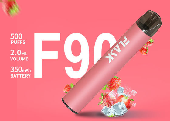 90mm Sekali Pakai E Rokok Nikotin Salt Vape Pen CE Disetujui