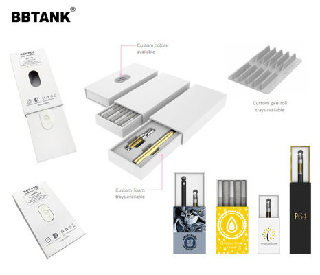 OEM Embossing Atomizer Vape Packaging Box Karton Dilipat