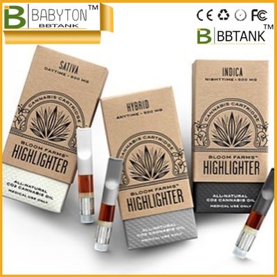Matt Lamination Printing Paper Vape Pen Packaging Box CET Disetujui
