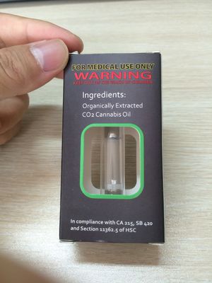 Delta 8 THC Cartridge Minyak Vape Paket Kotak Karton Lipat